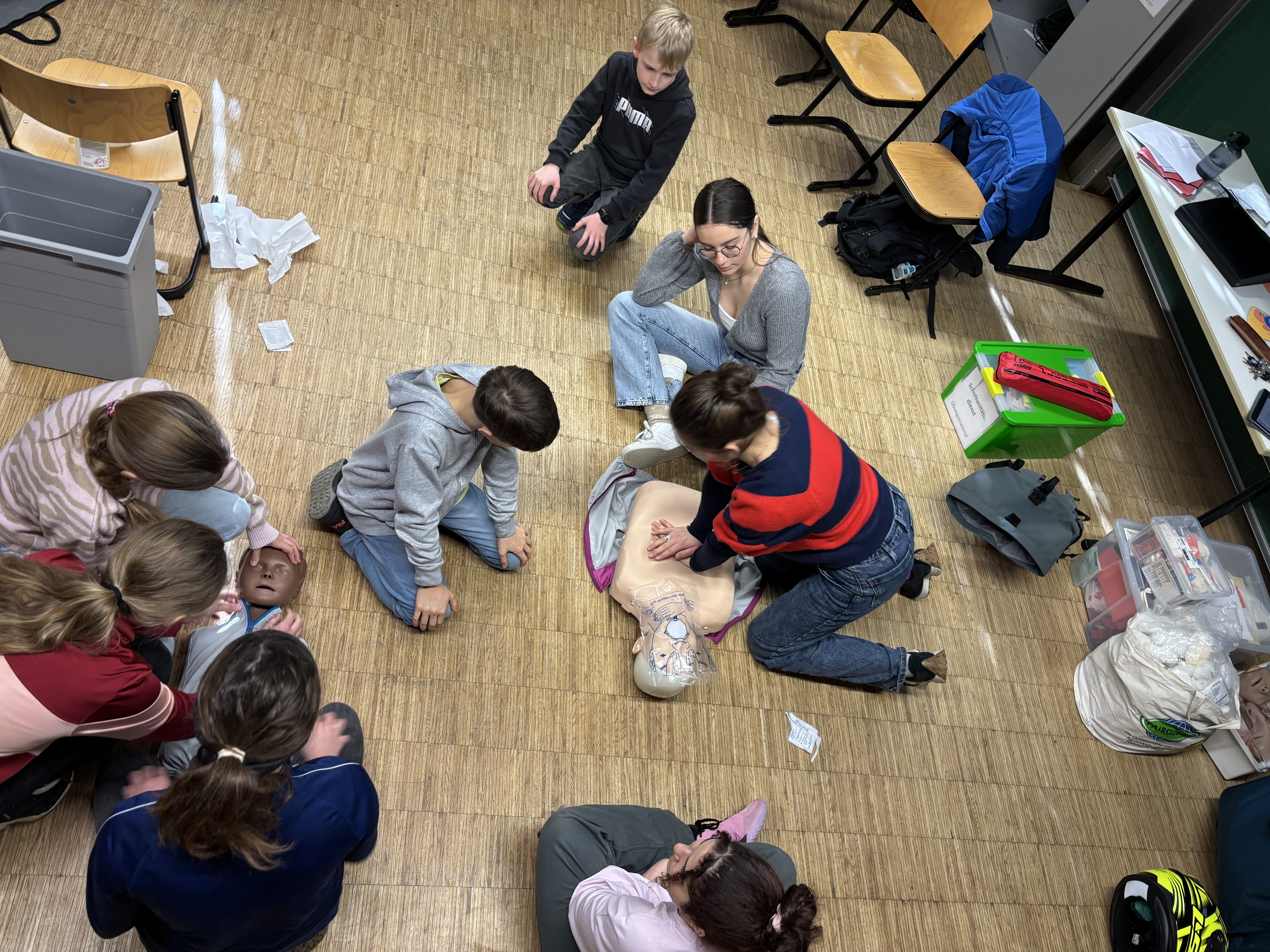 Erste-Hilfe-Kurs für Schüler