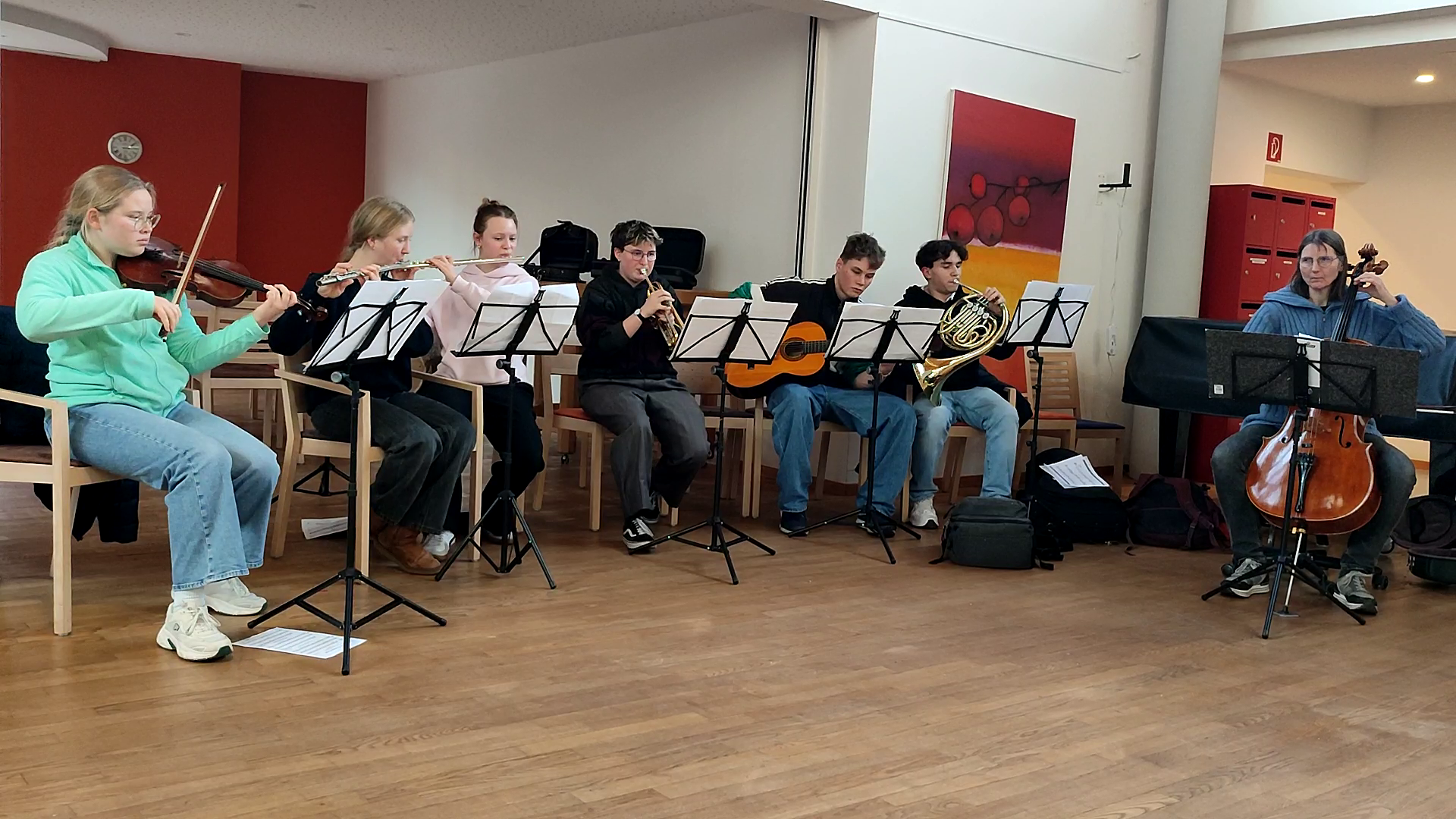 Weihnachtliches Musizieren im Pflegeheim Markgräflerland